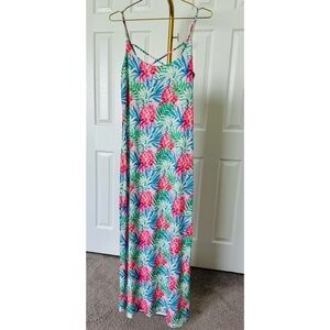 Jean Pierre Klifa Paris Spaghetti Strap Maxi Dress